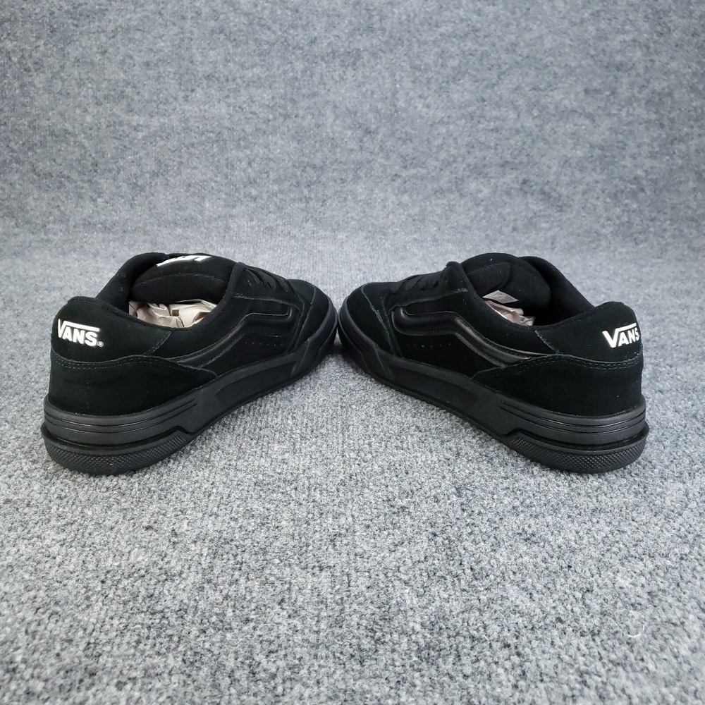 Vans Hylane Shoes Mens Size 8.5 Triple Black Skate Casual Sneakers Fat Tongue‎ - Picture 14 of 16
